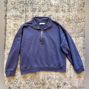 Set Active Purple Half Zip Pullover Size Medium